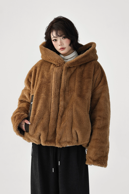 Reversible Faux Fur Blouson