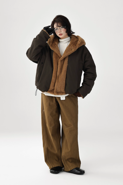 Reversible Faux Fur Blouson