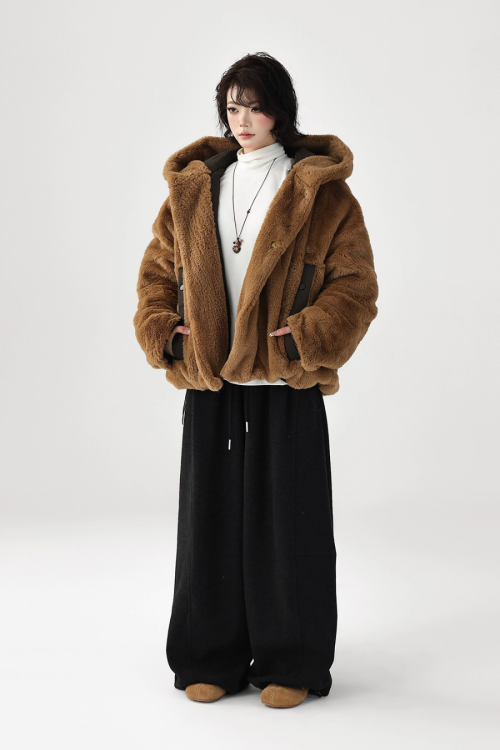 Reversible Faux Fur Blouson