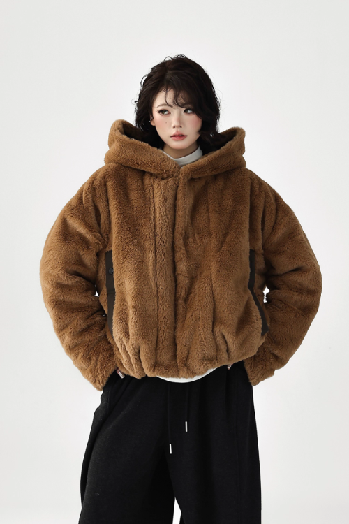 Reversible Faux Fur Blouson