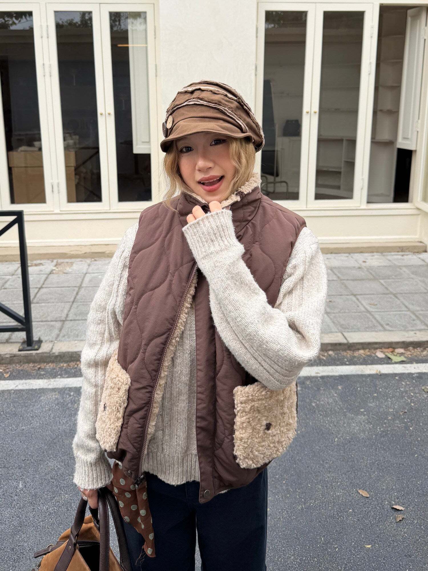 Reversible Fluffy Fur Vest Reversible Fluffy Fur Vest