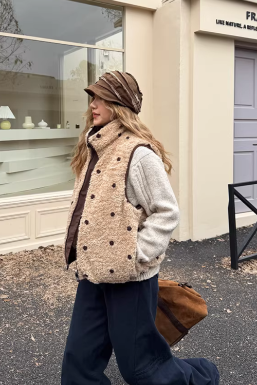 Reversible Fluffy Fur Vest