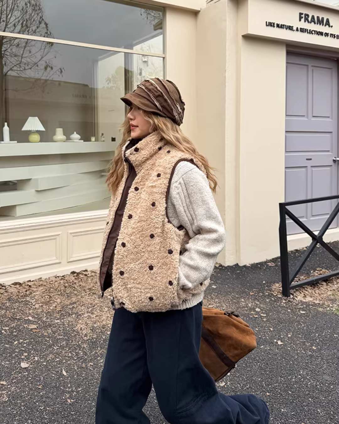 Reversible Fluffy Fur Vest Reversible Fluffy Fur Vest