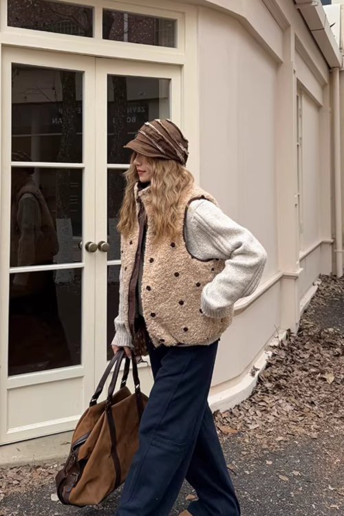 Reversible Fluffy Fur Vest