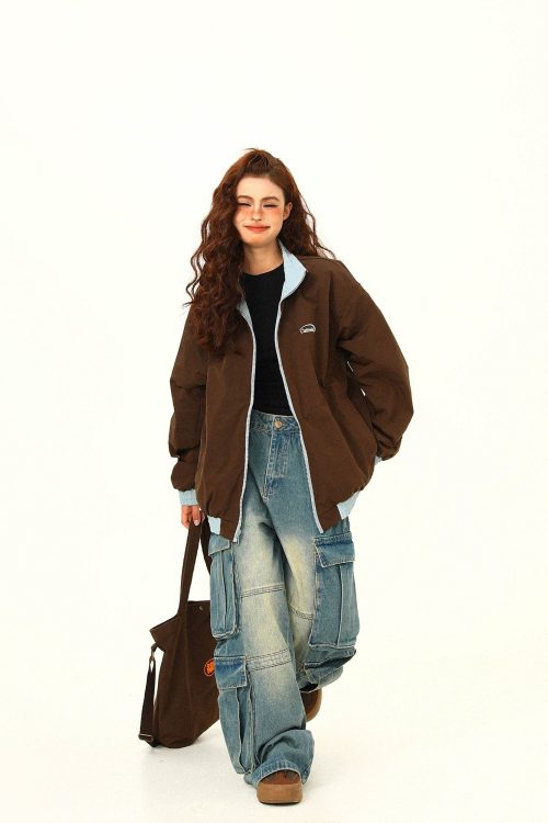 Reversible Side Line Track Jacket