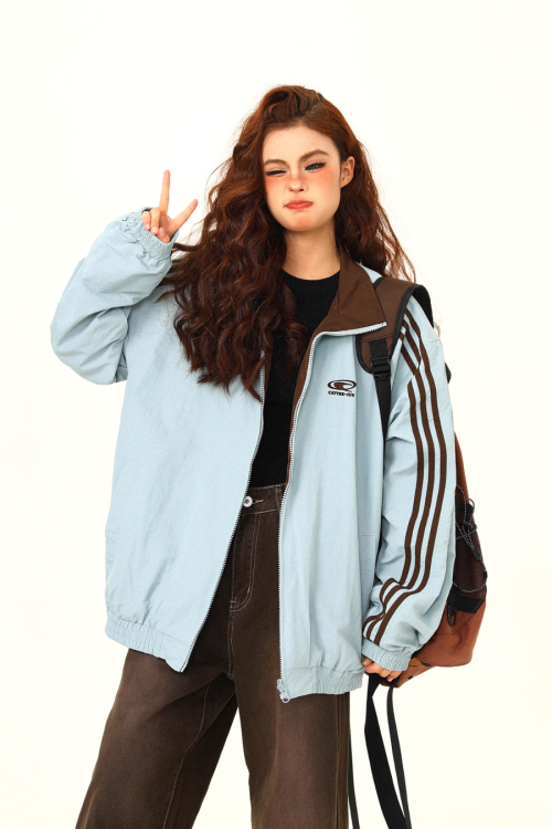 Reversible Side Line Track Jacket