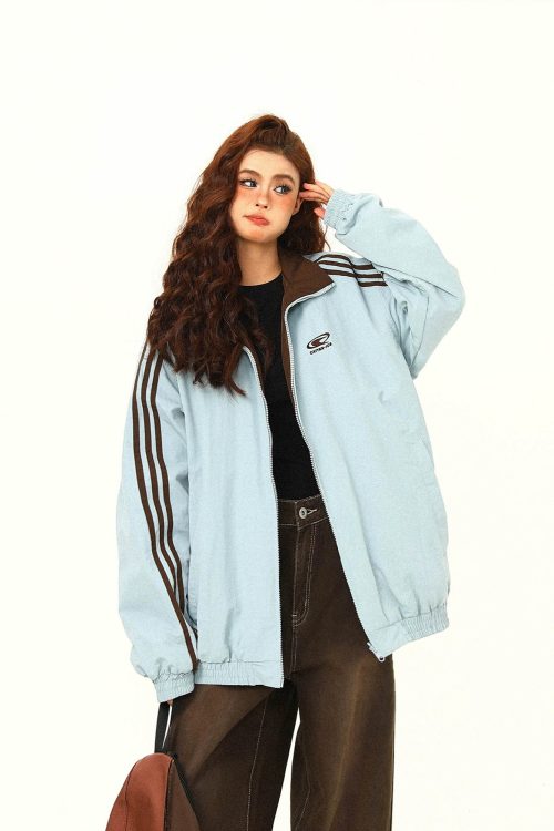 Reversible Side Line Track Jacket