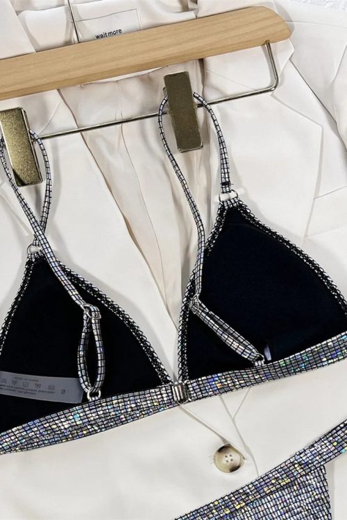 Rhinestone Bikini Set