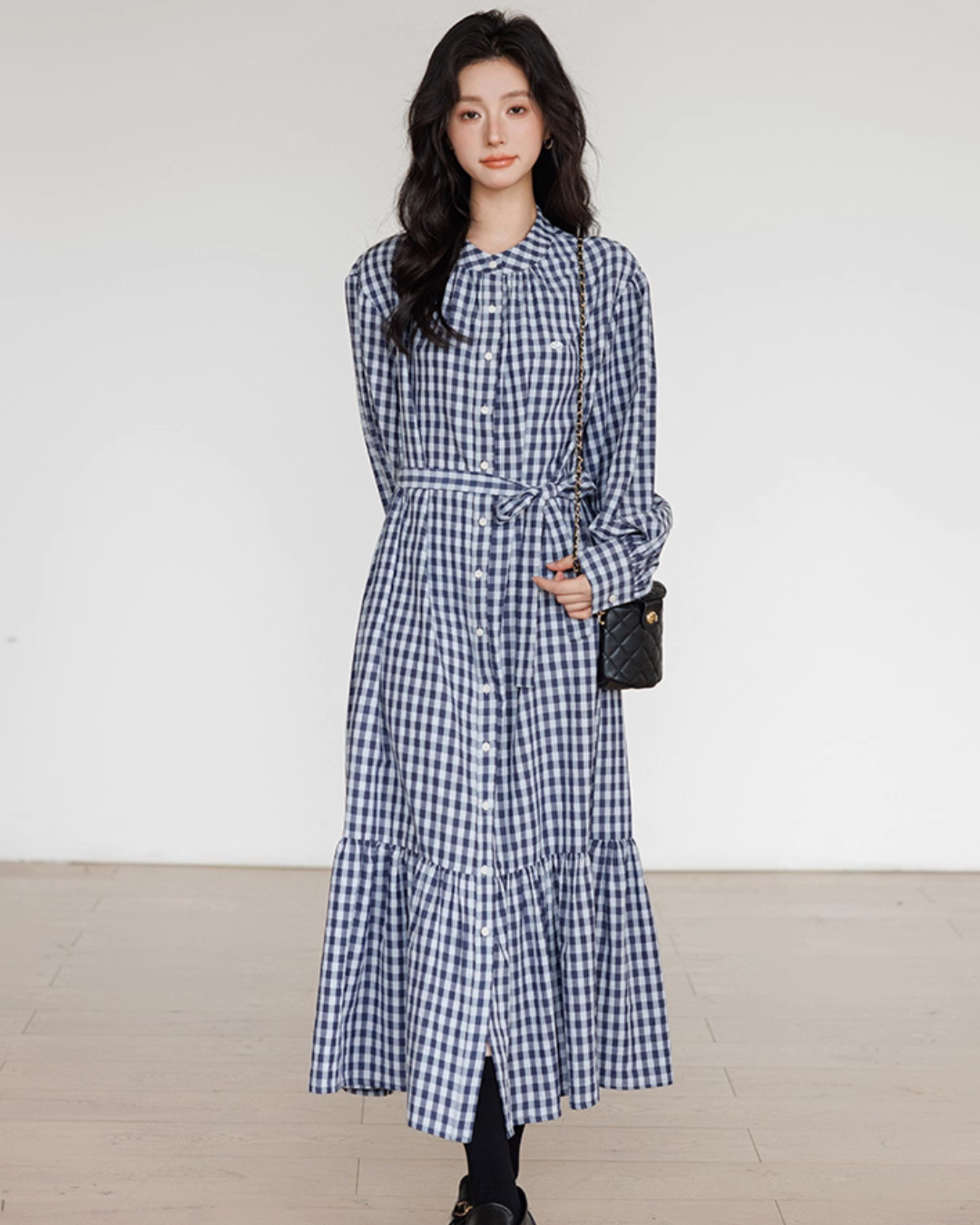 Ribbon Gingham Check Dress Ribbon Gingham Check Dress