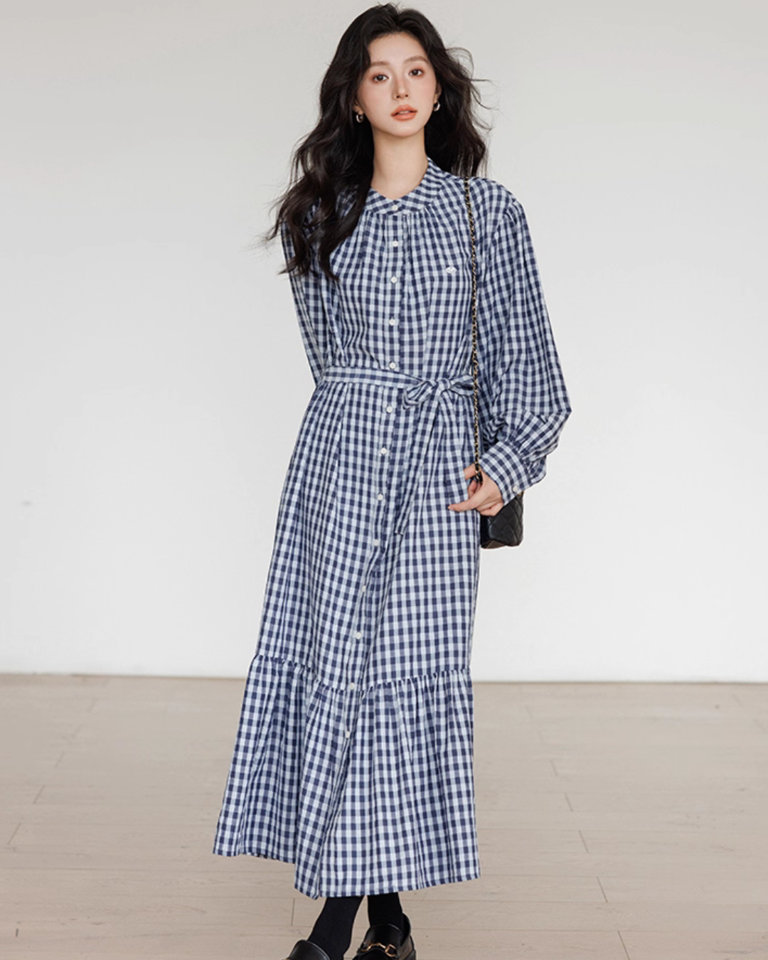 Ribbon Gingham Check Dress Ribbon Gingham Check Dress