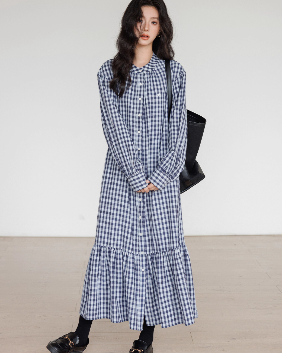 Ribbon Gingham Check Dress Ribbon Gingham Check Dress