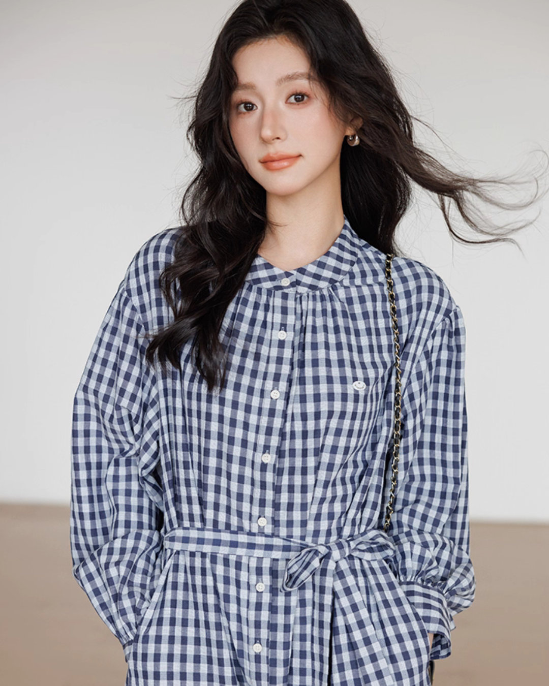 Ribbon Gingham Check Dress Ribbon Gingham Check Dress