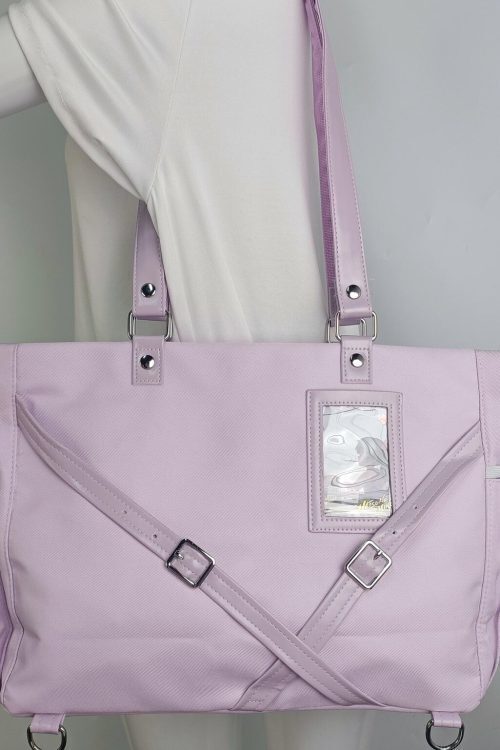 Ribbon Ita Backpack with Clear Window and Included Insert for Plushies and Pins