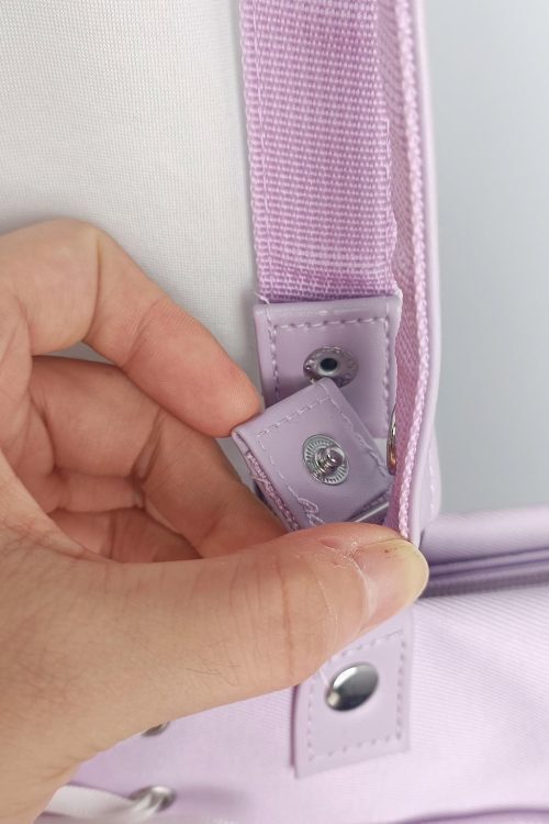 Ribbon Ita Backpack with Clear Window and Included Insert for Plushies and Pins