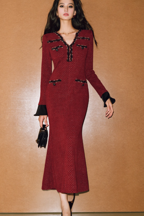 Ribbon Waist Tail Dress