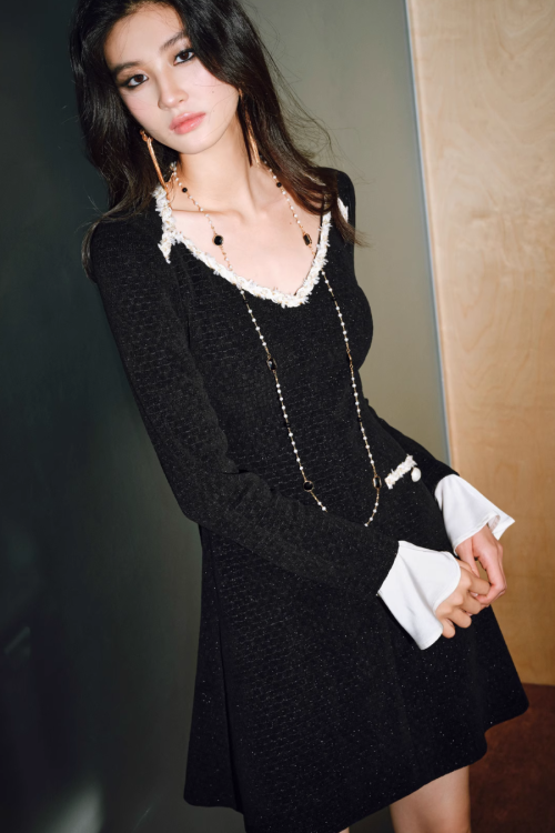 Ribbon Waist Tail Dress