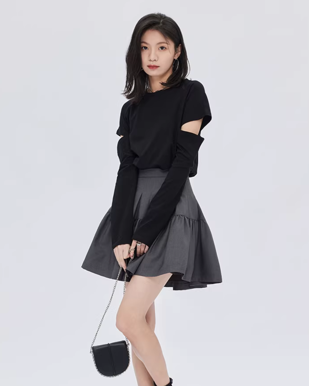 Round Neck Long Sleeve T-Shirt Round Neck Long Sleeve T-Shirt