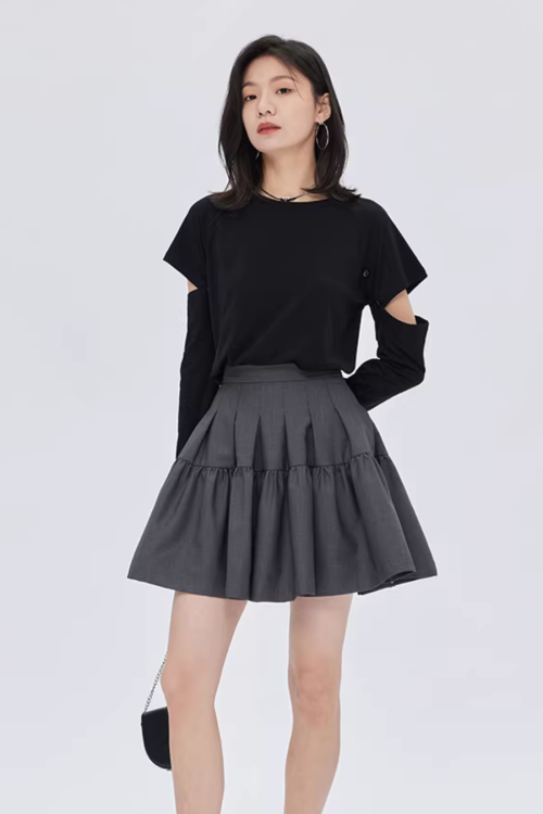 Round Neck Long Sleeve T-Shirt