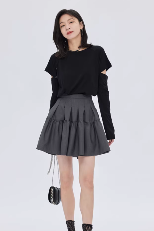 Round Neck Long Sleeve T-Shirt