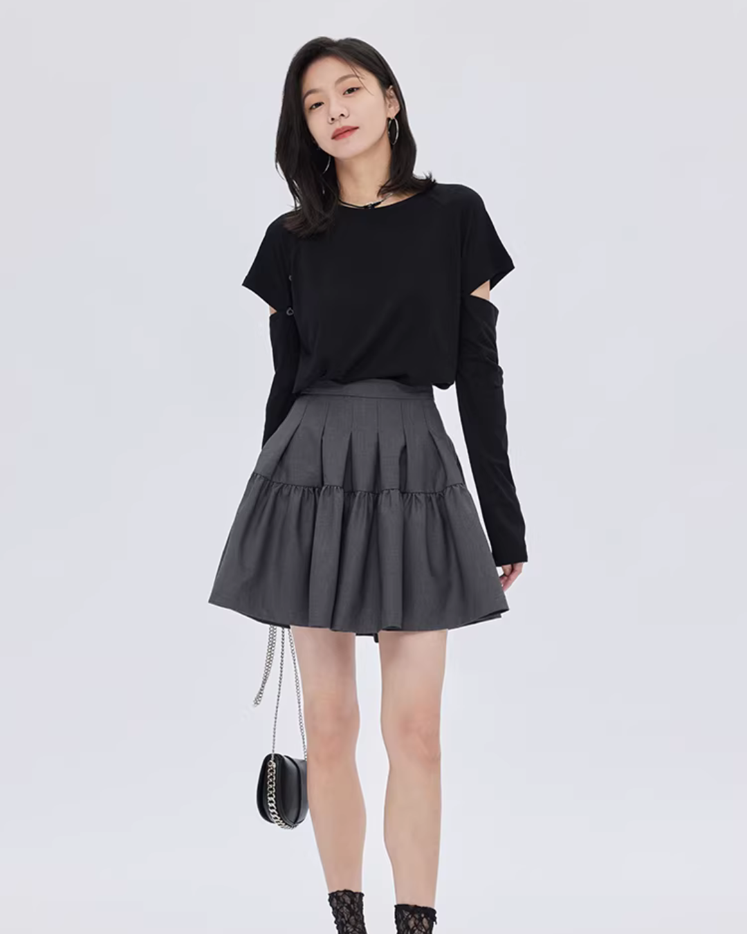 Round Neck Long Sleeve T-Shirt Round Neck Long Sleeve T-Shirt