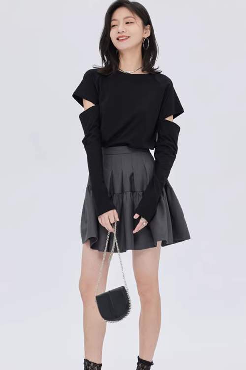 Round Neck Long Sleeve T-Shirt