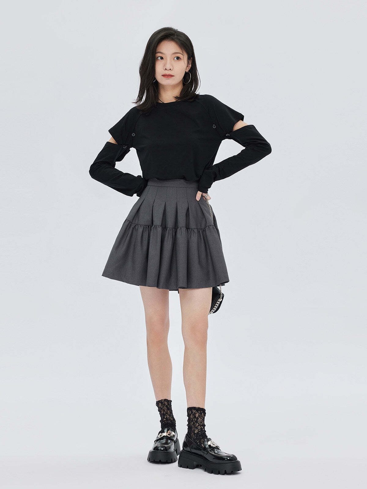 Round Neck Long Sleeve T-Shirt Round Neck Long Sleeve T-Shirt