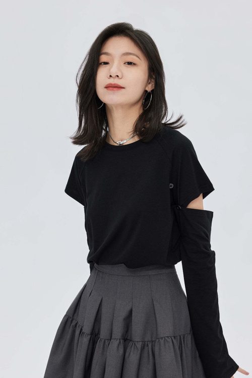 Round Neck Long Sleeve T-Shirt