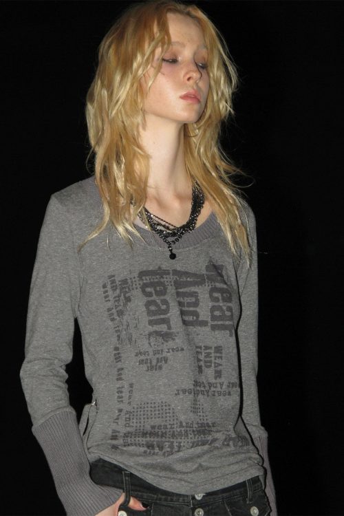 Round Neck Punk T-Shirt