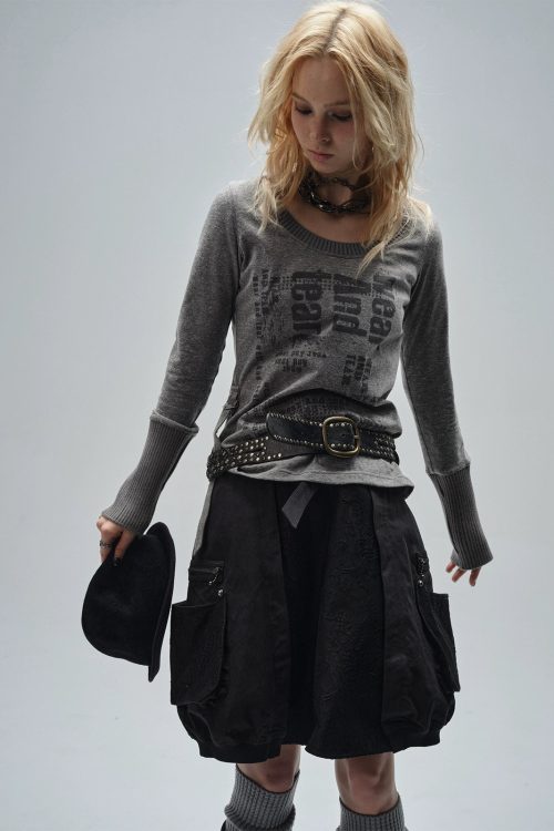 Round Neck Punk T-Shirt