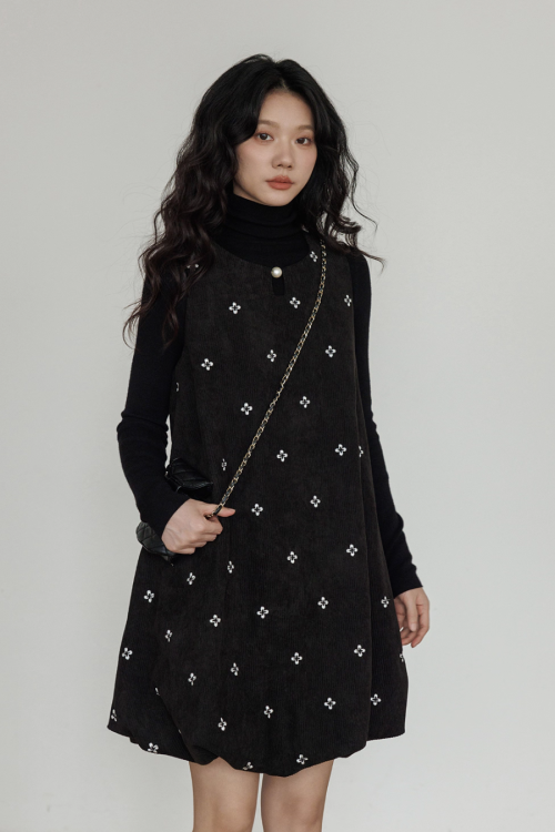 Round Neck Vest Dress