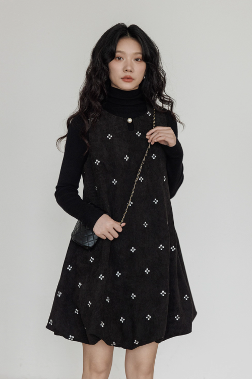 Round Neck Vest Dress