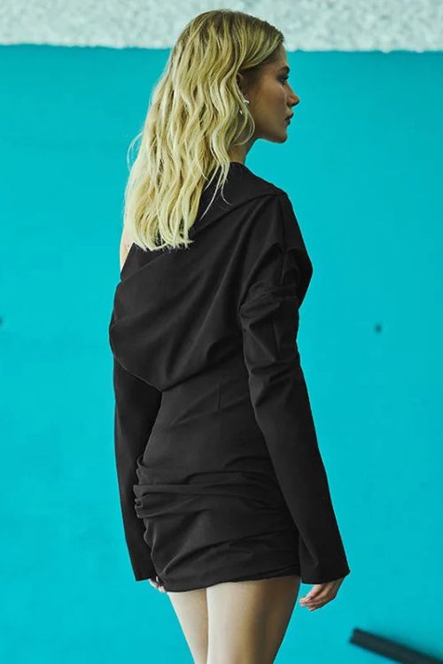 Ruched Bodycon Mini Dress