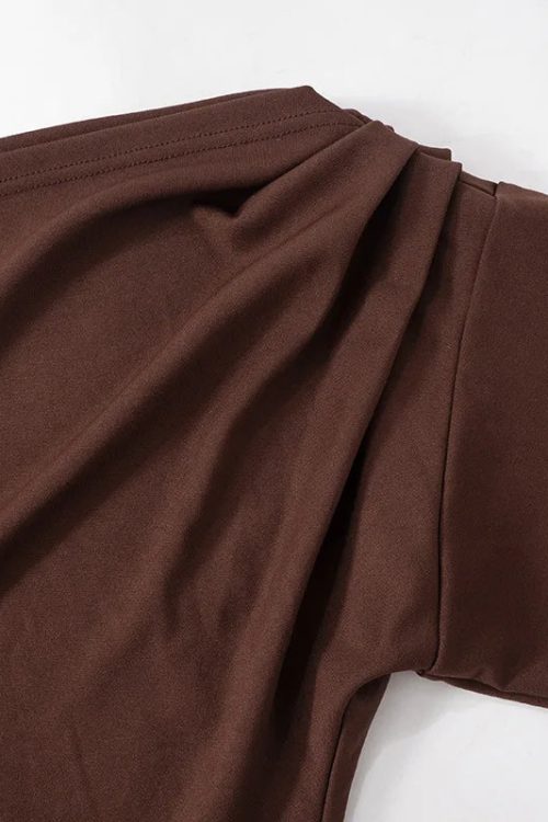 Ruched Bodycon Mini Dress