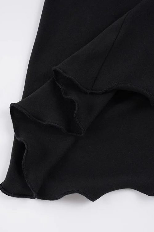 Ruched Waist Midi Skirt