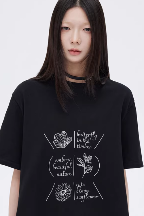 Ruffle Lace T-Shirt Dress