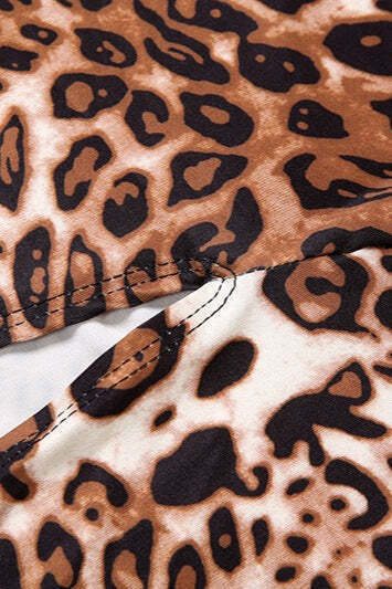 Sexy Leopard Print Backless Maxi Dress Sexy Leopard Print Backless Maxi Dress