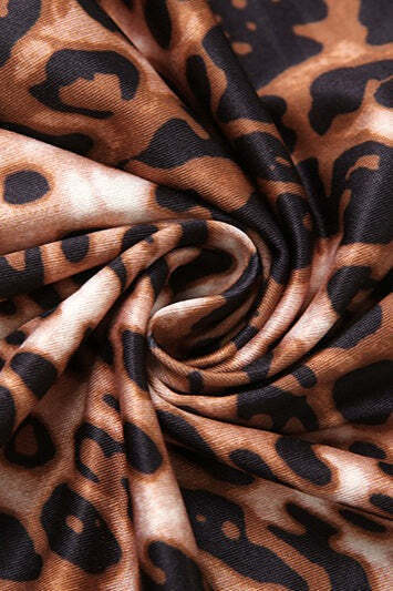 Sexy Leopard Print Backless Maxi Dress Sexy Leopard Print Backless Maxi Dress