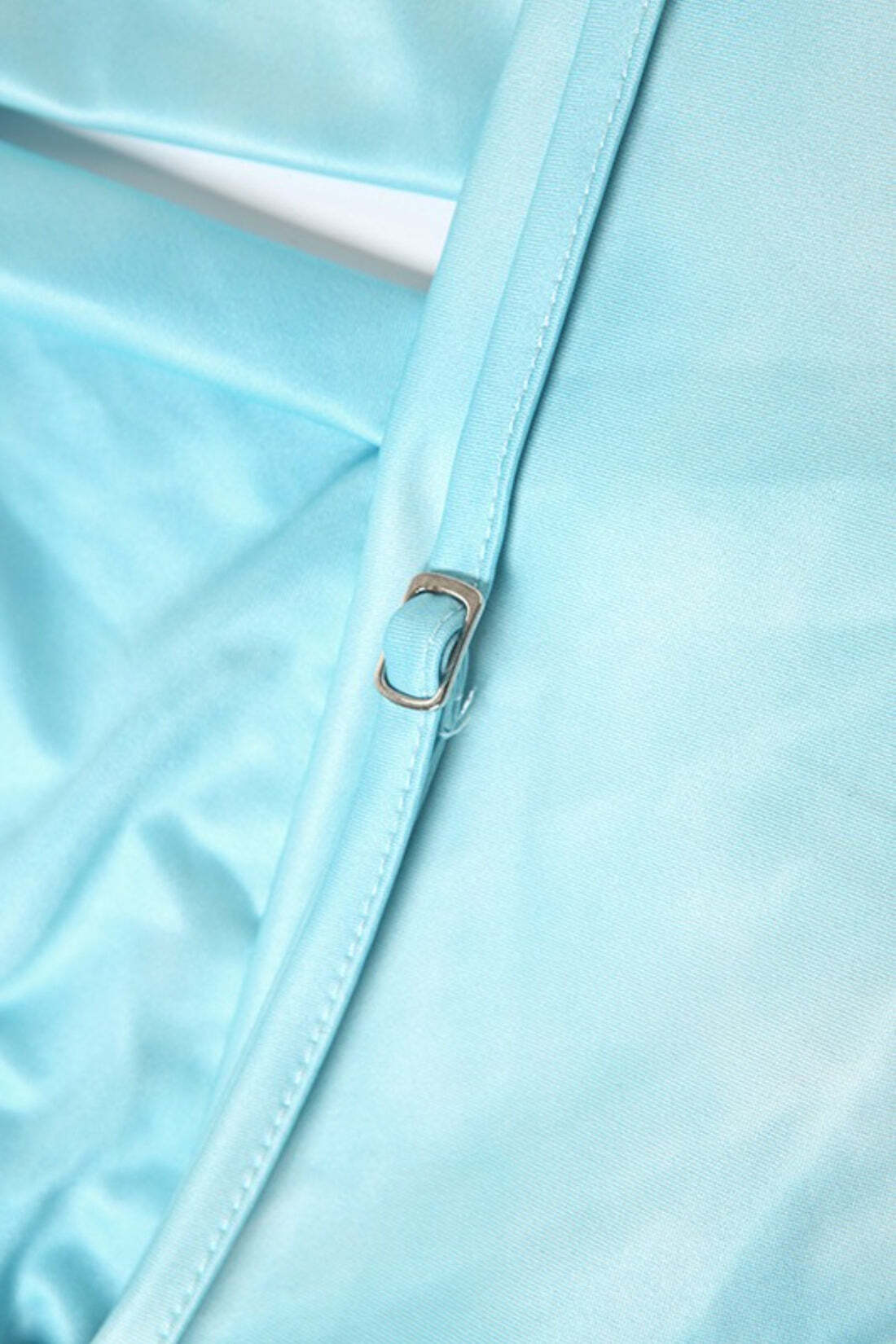 Sexy Solid Draped Shell Button Halter Top Sexy Solid Draped Shell Button Halter Top