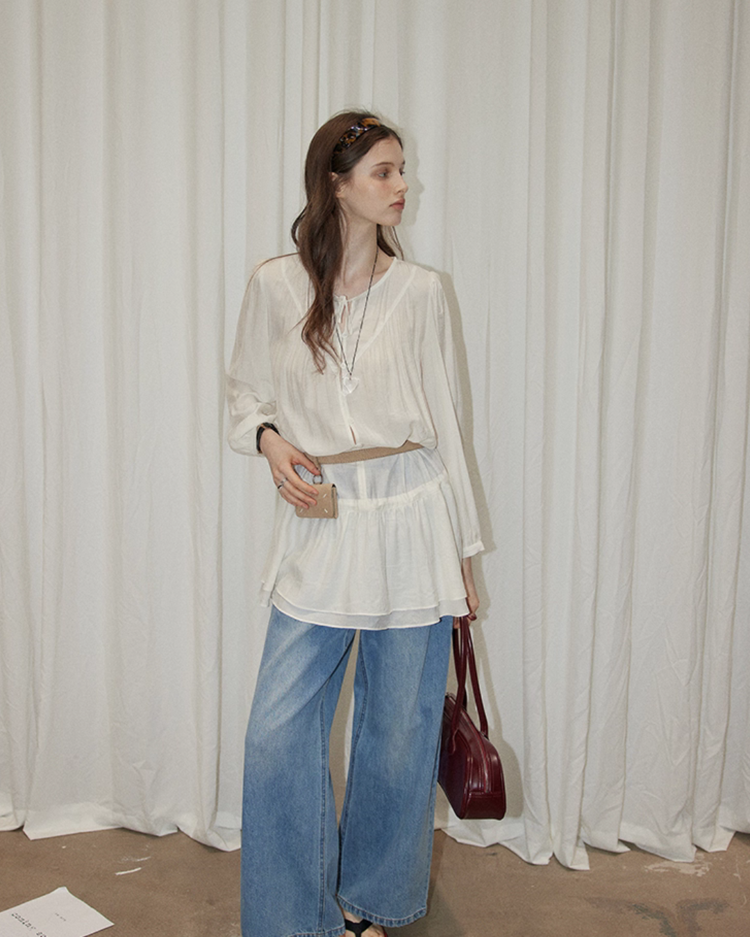 Sheer Blouse Tunic Sheer Blouse Tunic