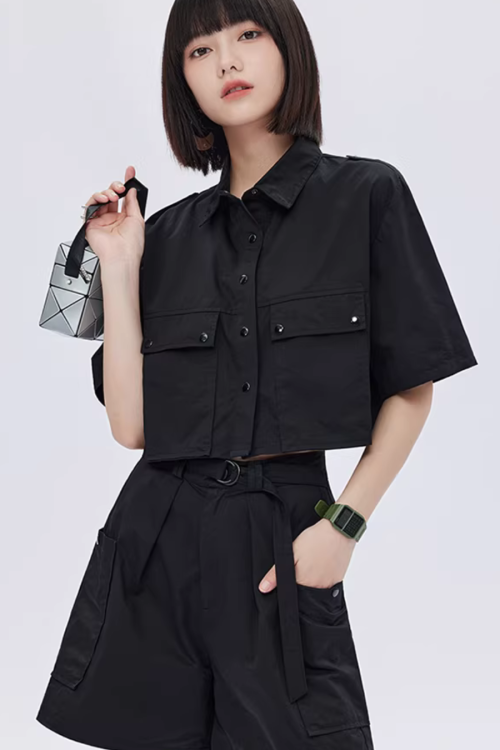 Short Short-Sleeve Shirt