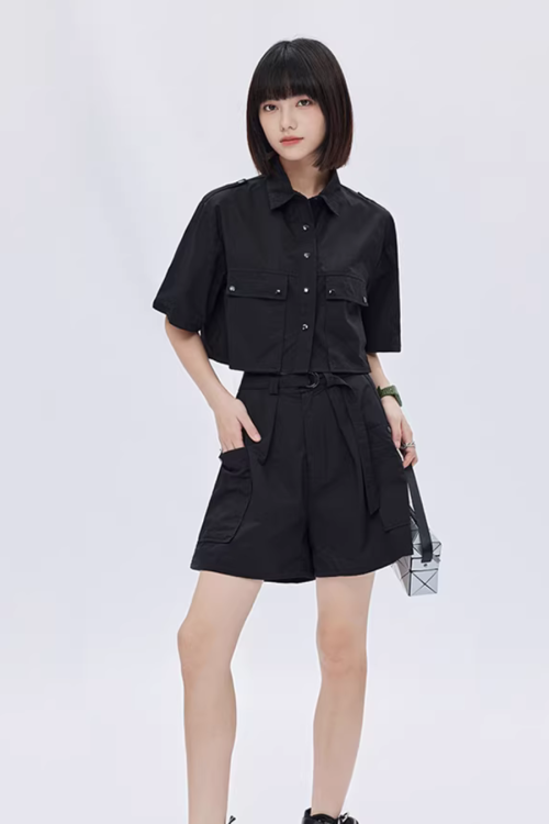 Short Short-Sleeve Shirt