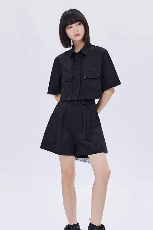 Short Short-Sleeve Shirt