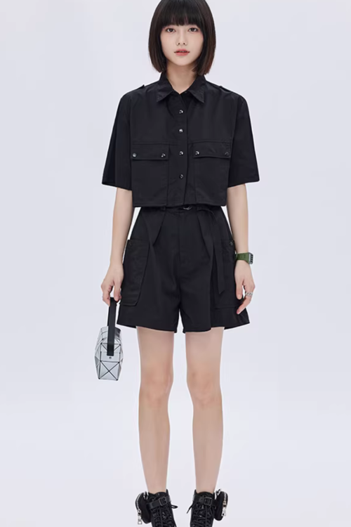 Short Short-Sleeve Shirt