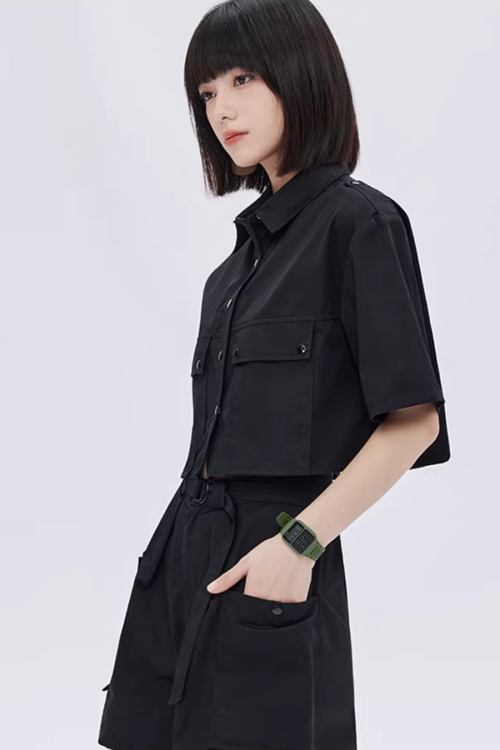 Short Short-Sleeve Shirt