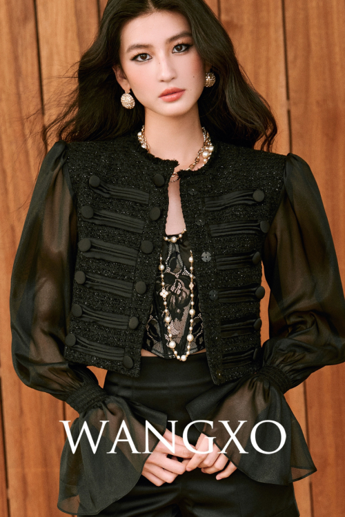 Short Trumpet Sleeve Jacket