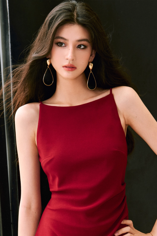 Side Slit Vest Dress