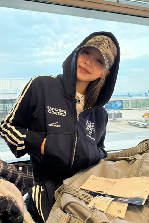 Sideline Cropped Zip Hoodie