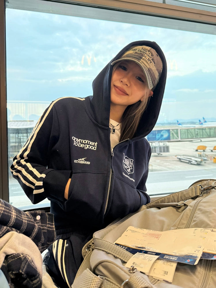 Sideline Cropped Zip Hoodie Sideline Cropped Zip Hoodie