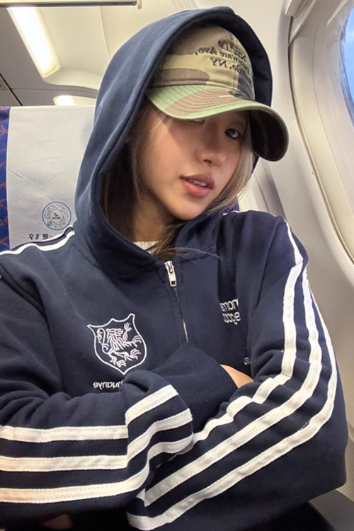 Sideline Cropped Zip Hoodie