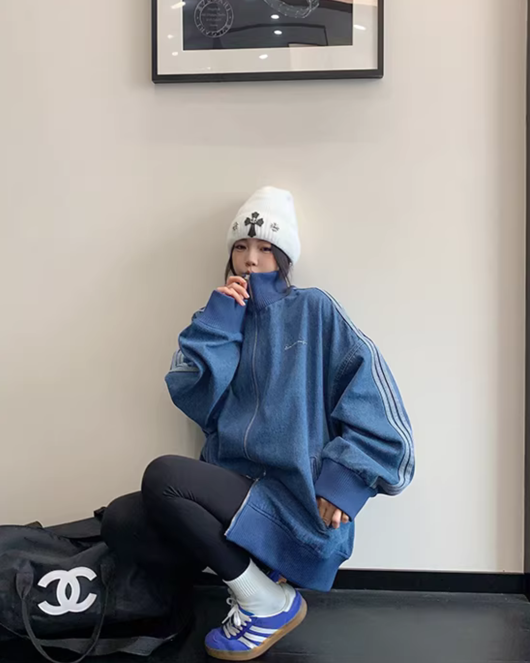 Sideline Denim Track Jacket Sideline Denim Track Jacket